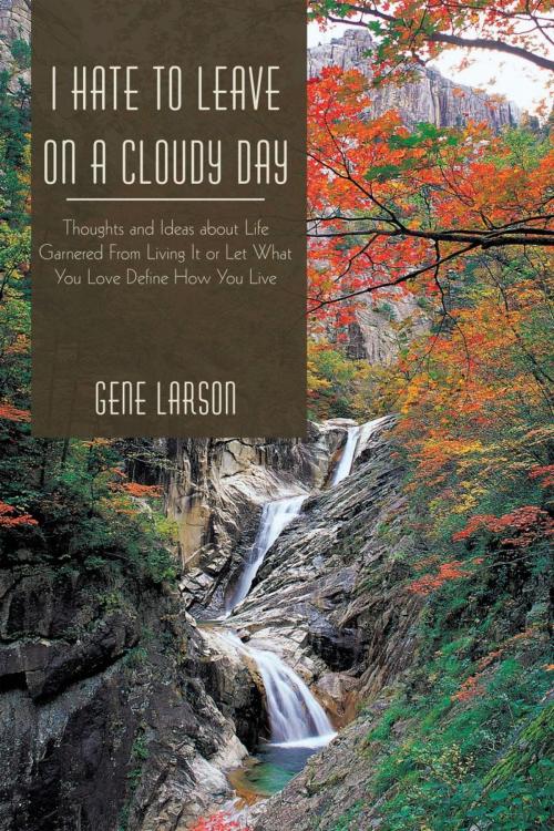 Cover of the book I Hate to Leave on a Cloudy Day by Gene Larson, iUniverse