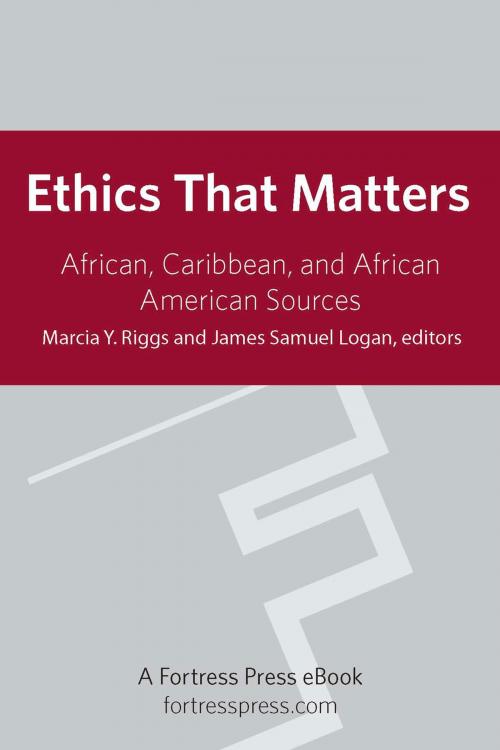 Cover of the book Ethics That Matter by Marcia Y. Riggs, Fortress Press