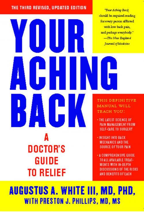 Cover of the book Your Aching Back by Augustus A. White, Touchstone