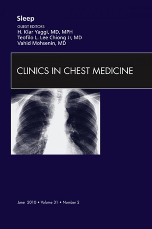 Cover of the book Sleep, An Issue of Clinics in Chest Medicine - E-Book by Teofilo Lee-Chiong, Jr Jr., MD, Vahid Mohsenin, MD, H. Klar Yaggi, MD, MPH, Elsevier Health Sciences
