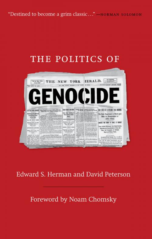 Cover of the book The Politics of Genocide by Edward S. Herman, David Peterson, Monthly Review Press