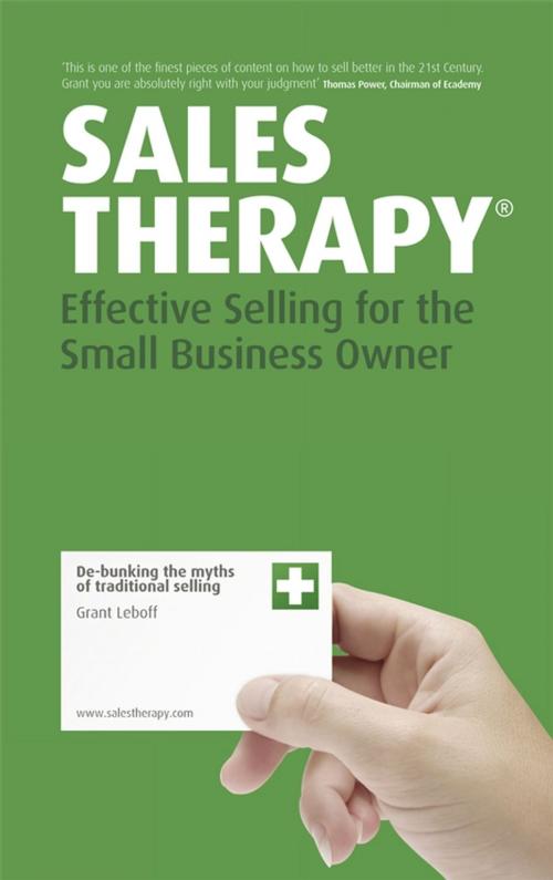 Cover of the book Sales Therapy by Grant Leboff, Wiley