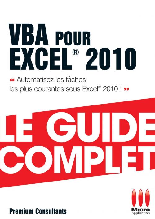 Cover of the book Vba Pour Excel 2010 Guide Complet by Pierre Polard, MA Editions