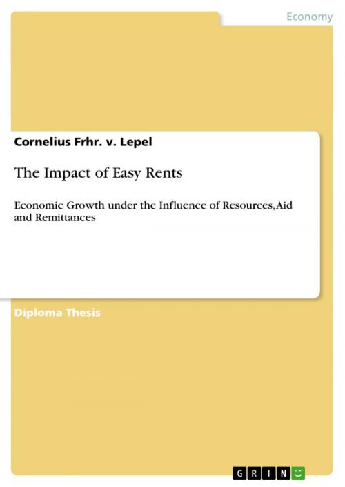 Cover of the book The Impact of Easy Rents by Cornelius Frhr. v. Lepel, GRIN Publishing