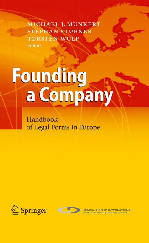 Cover of the book Founding a Company by , Springer Berlin Heidelberg