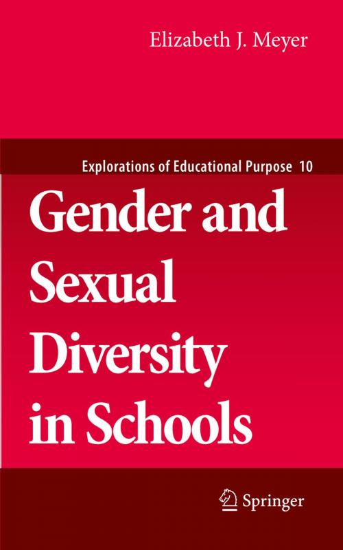 Cover of the book Gender and Sexual Diversity in Schools by Elizabeth J. Meyer, Springer Netherlands