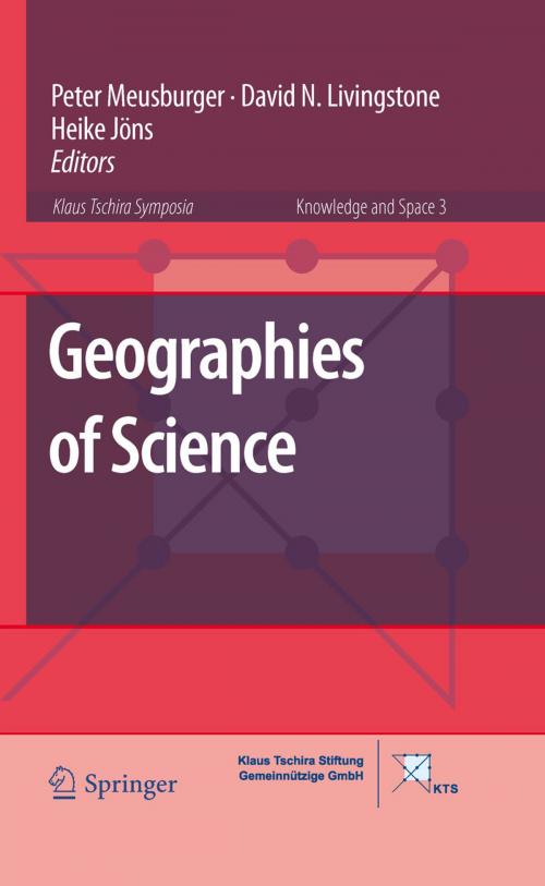 Cover of the book Geographies of Science by , Springer Netherlands