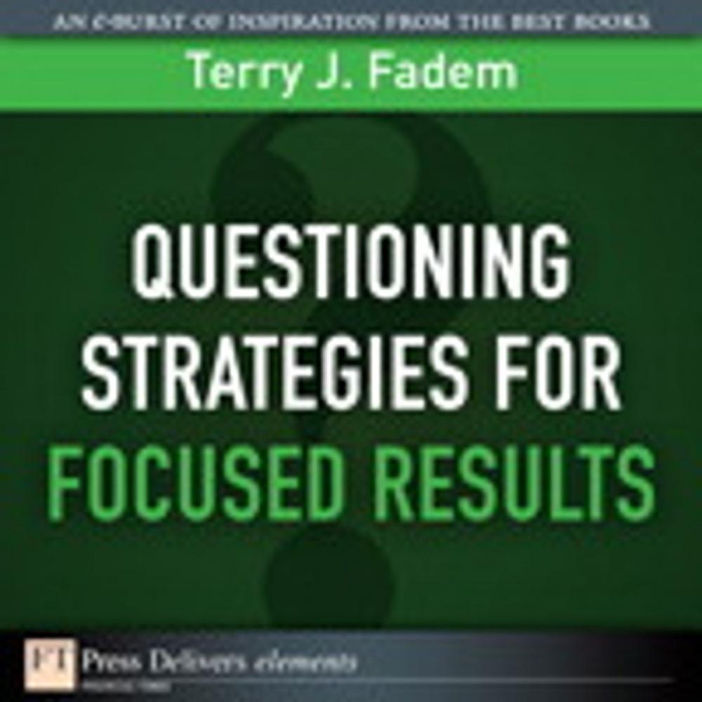 Big bigCover of Questioning Stratgies for Focused Results