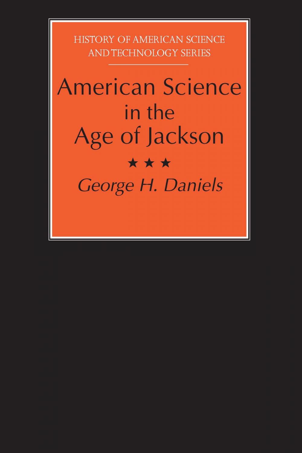 Big bigCover of American Science in the Age of Jackson
