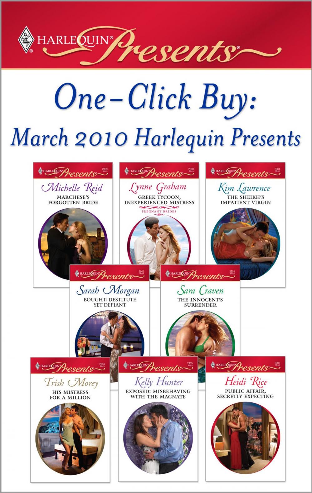 Big bigCover of One-Click Buy: March 2010 Harlequin Presents