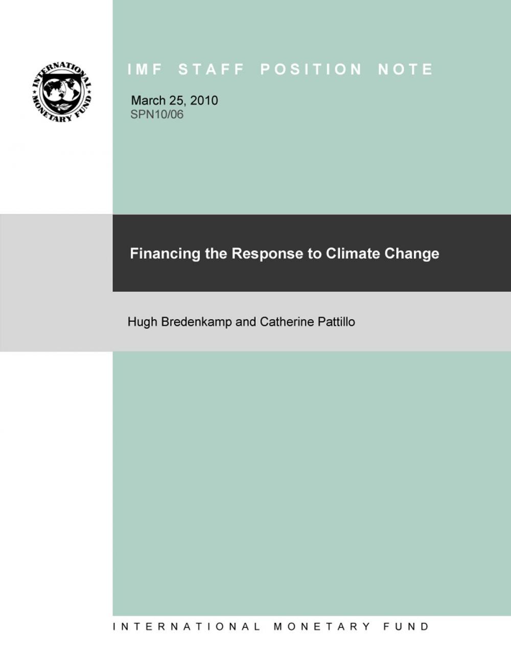 Big bigCover of Financing the Response to Climate Change (EPub) (PDF Download)