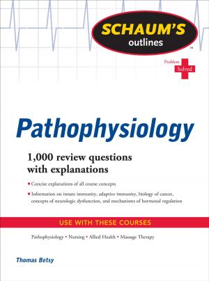Cover of the book Schaum's Outline of Pathophysiology by Pat Pearson