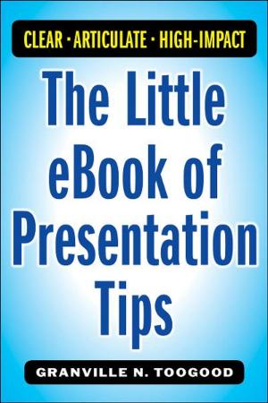 Cover of the book The Little e-Book of Presentation Tips by Jan Venolia