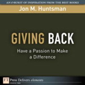 Cover of the book Giving Back by David M. Himmelblau, James B. Riggs