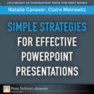 Book cover of Simple Strategies for Effective PowerPoint Presentations