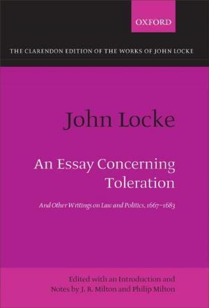 Cover of the book John Locke: An Essay concerning Toleration by Erika Fischer-Lichte