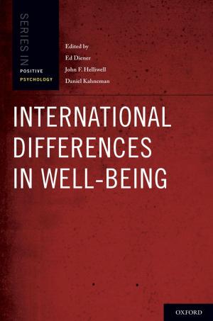 Cover of the book International Differences in Well-Being by Robert D. Purrington