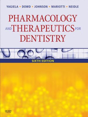 Book cover of Pharmacology and Therapeutics for Dentistry - E-Book