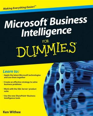 Cover of the book Microsoft Business Intelligence For Dummies by Roger M. Cooke, Daan Nieboer, Jolanta Misiewicz