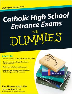 Book cover of Catholic High School Entrance Exams For Dummies