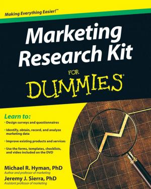 Cover of the book Marketing Research Kit For Dummies by Georg Feuerstein, Larry Payne