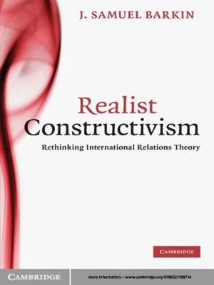Cover of the book Realist Constructivism by An Chen