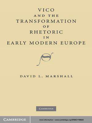 Cover of the book Vico and the Transformation of Rhetoric in Early Modern Europe by Juha Heinonen, Pekka Koskela, Nageswari Shanmugalingam, Jeremy T. Tyson