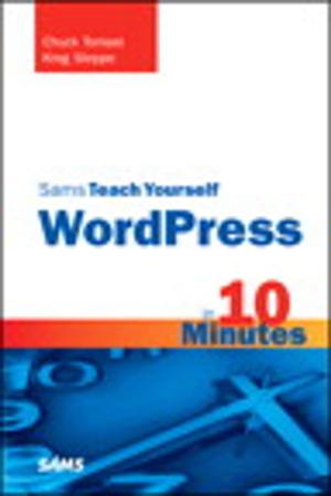 Book cover of Sams Teach Yourself WordPress in 10 Minutes