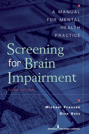 Cover of the book Screening for Brain Impairment by Douglas Braun-Harvey, MA