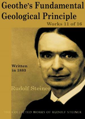 Cover of the book Goethe's Fundamental Geological Principle: Works 11 of 16 by Rudolf Steiner, Christopher Bamford