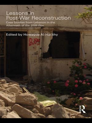 Cover of the book Lessons in Post-War Reconstruction by Alison Waller