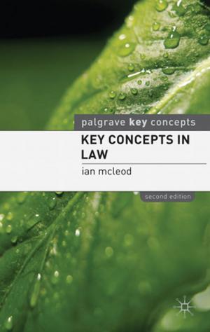 Cover of the book Key Concepts in Law by 