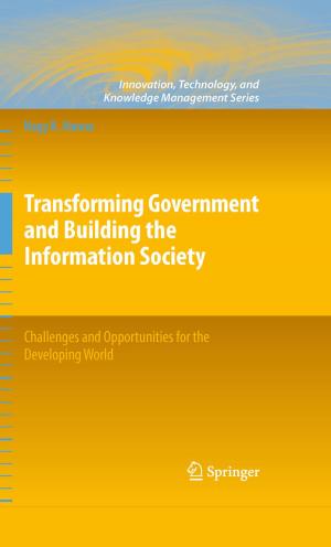 Cover of the book Transforming Government and Building the Information Society by Per-Olof H. Wikström