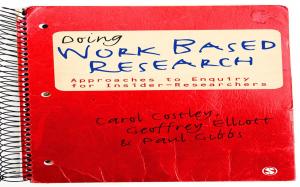 Cover of the book Doing Work Based Research by Professor Martin J. Packer