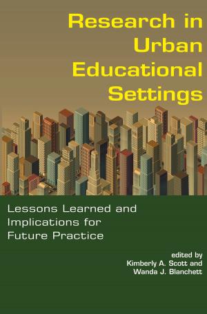 bigCover of the book Research in Urban Educational Settings by 