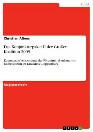 Cover of the book Das Konjunkturpaket II der Großen Koalition 2009 by Yvonne Kaiser