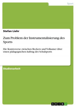 Cover of the book Zum Problem der Instrumentalisierung des Sports by Eva Galova