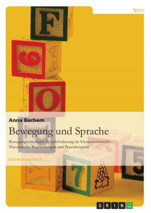 Cover of the book Bewegung und Sprache by Jens Janßen