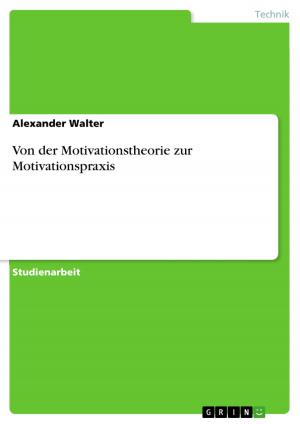 Cover of the book Von der Motivationstheorie zur Motivationspraxis by Anna Carina Mühlhans