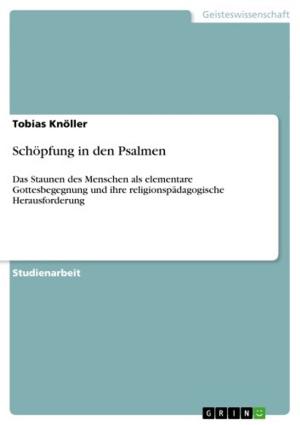 Cover of the book Schöpfung in den Psalmen by Heike Vanselow