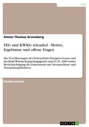 Cover of the book EEG und KWKG reloaded - Motive, Ergebnisse und offene Fragen by Svenja Schank