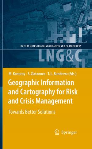 Cover of the book Geographic Information and Cartography for Risk and Crisis Management by Gabriel Stux, Bruce Pomeranz