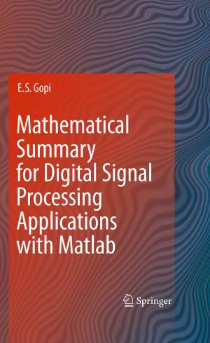 Cover of the book Mathematical Summary for Digital Signal Processing Applications with Matlab by H.M. Hoenigswald