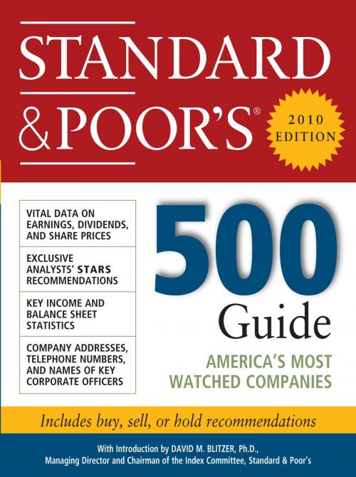 Cover of the book Standard & Poor's 500 Guide, 2010 Edition by Standard & Poor's, McGraw-Hill Education