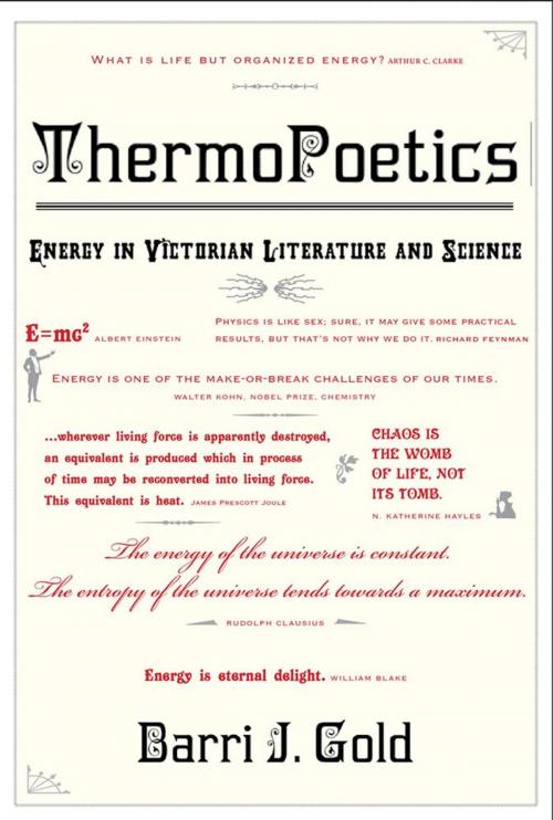 Cover of the book ThermoPoetics: Energy in Victorian Literature and Science by Barri J. Gold, MIT Press