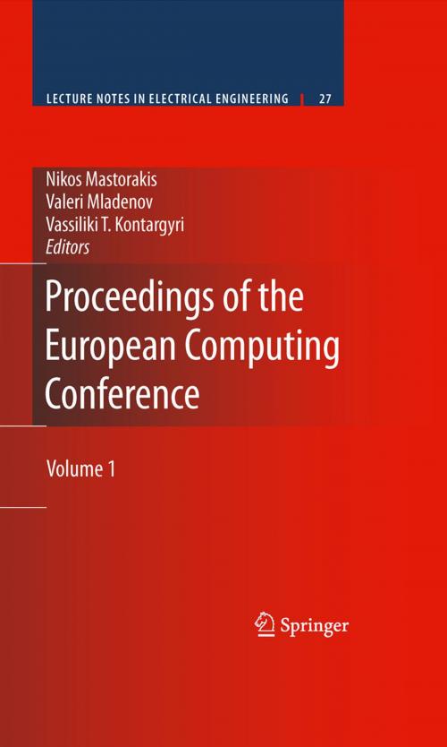 Cover of the book Proceedings of the European Computing Conference by , Springer US