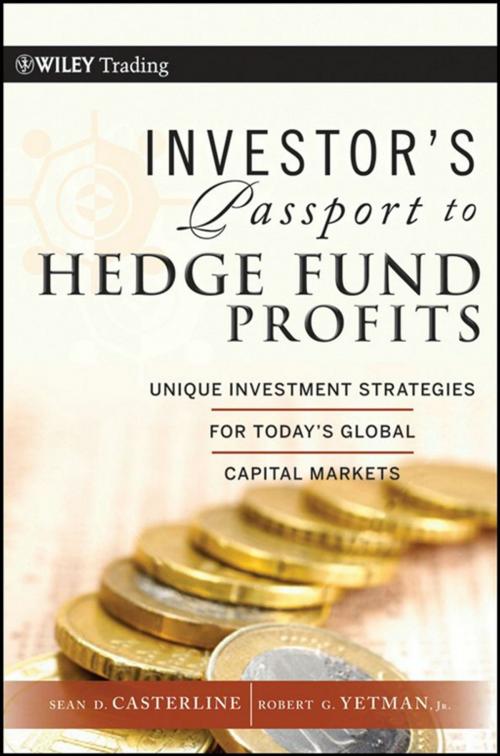Cover of the book Investor's Passport to Hedge Fund Profits by Sean D. Casterline, Robert G. Yetman Jr., Wiley