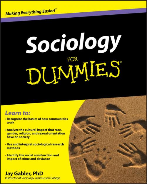 Cover of the book Sociology For Dummies by Jay Gabler, Wiley