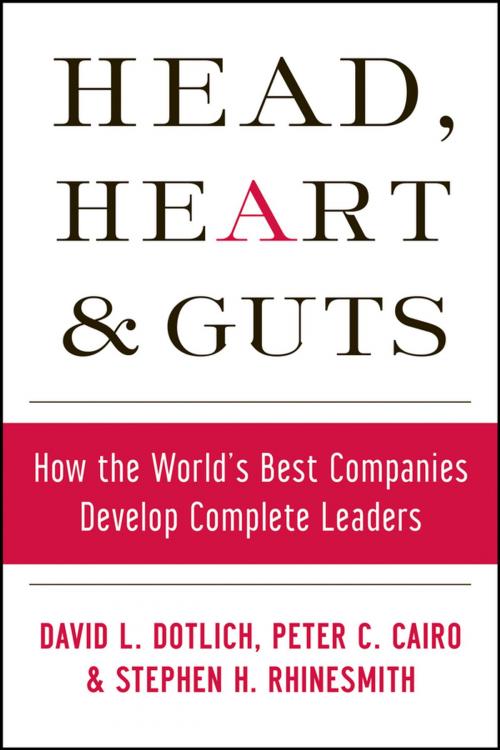 Cover of the book Head, Heart and Guts by David L. Dotlich, Peter C. Cairo, Stephen H. Rhinesmith, Wiley