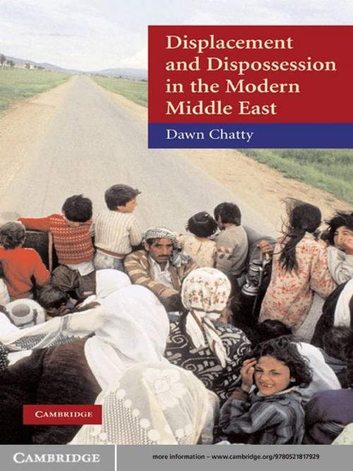 Cover of the book Displacement and Dispossession in the Modern Middle East by Dawn Chatty, Cambridge University Press
